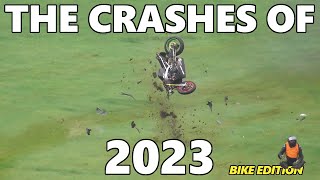 The Crashes of 2023Highlights BIKE EDITION  UK Motorsport Action [upl. by Maziar870]