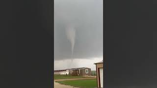 Tornado destroys homes and causes major damage in Hawley Texas [upl. by Leone334]