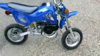 Giovanni 49cc Pocket dirt bike running [upl. by Garfield]