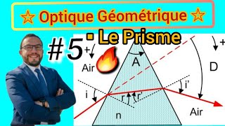 💥5 Optique géométrique Le prisme phénomén de réfraction 🎉🔥et de réflexion s2🚨 [upl. by Samuele]