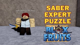 How To Solve The Saber Expert Blox Fruits Puzzle  Saber Expert Puzzle [upl. by Martha]