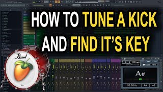 How To Tune A Kick Drum amp Find Its Key In FL Studio [upl. by Riem10]