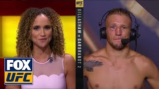 TJ Dillashaw talks to the UFC on FOX crew  INTERVIEW  UFC 227 [upl. by Asseret40]