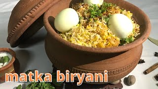 MATKA BIRYANI RECIPE  AUTHENTIC HYDERABADI CLAYPOT BIRYANI  FIVE FOOD MAKERS [upl. by Linskey]