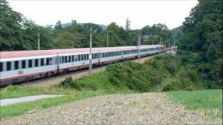 Der ganznormale Westbahn Wahnsinn Unter Oberndorf am 01092011 mit MAV 480 Rh 1010 und 183 701 [upl. by Lil]