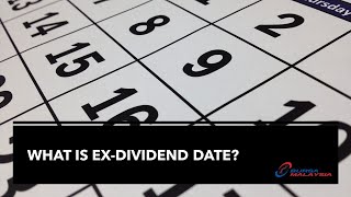 How do I get entitled to a dividend KLSE ExDividend Date Explained  Trade Bursa Malaysia [upl. by Llenet]