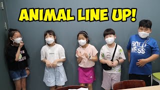 Animal Line Up – The Fun Game Kids Will Love [upl. by Noivaz]