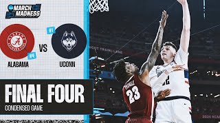 UConn vs Alabama  Final Four NCAA tournament extended highlights [upl. by Ilaire]