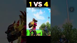 1 VS 4 MOMENT WITH LAUNCHPAD  GARENA FREE FIRE shorts youtubeshorts [upl. by Pawsner39]