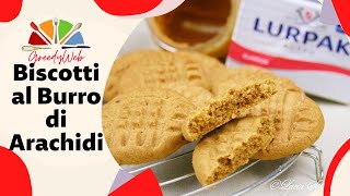 RICETTA BISCOTTI al Burro di Arachidi vi serve SOLO una Forchetta [upl. by Aleihs]