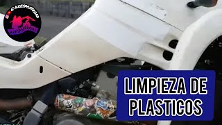 🧽💦 Limpiar plásticos 😱 y quedan impresionantes  Krespoffroad [upl. by Annahpos]