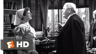 Witness for the Prosecution 1957  Wilfrid the Fox Scene 212  Movieclips [upl. by Ecinnej]