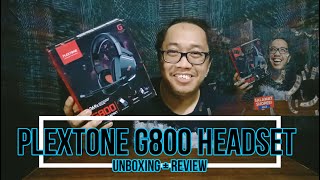 PLEXTONE G800 HEADSET UNBOXING  REVIEW [upl. by Sailesh799]