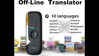 The FUTURE of Communication is Here with Peiko Language Translator [upl. by Nireves]