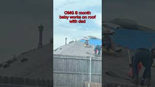 8 month Baby Climbs on Roof of House [upl. by Icyak]