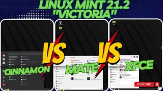 Linux Mint 212 quotVictoriaquot  Cinnamon vs MATE vs XFCE  RAM Consumption [upl. by Annek]