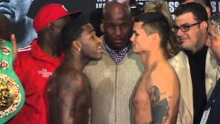 Adrien Broner and Marcos Maidana  Heated FaceOff in San Antonio  SHOWTIME Boxing [upl. by Nomma]