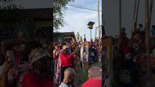 Ooni of Ife wearing the sacred crown at the 2024 Olojo festival [upl. by Lais727]