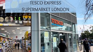 UK SUPERMARKET 2023  Tesco Grocery Shop London Grocery prices in UK  Jobs and Accommodation in UK [upl. by Eliathas]