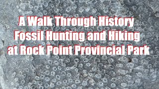 Journey Through Time Discovering 350 MillionYearOld Fossils at Rock Point Provincial Park [upl. by Shue]