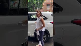 Chandigarh Kare Aashiqui producer Pragya Kapoor spotted post her workout session today pragyakapoor [upl. by Rowen]