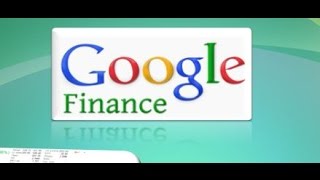 How to use Google finance for Technical analysis with live data examples [upl. by Drona]