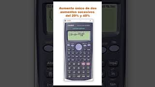 Determinar Aumento Único de dos aumentos sucesivos  Aumentos Sucesivos  Matemática Financiera ✅✅✅ [upl. by Changaris]