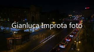 Bologna Via indipendenza Montagnola Notte [upl. by Alacim]