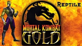 Reptile  Mortal Kombat Gold HD60 fps Playthrough [upl. by Ifok]