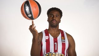 Dunk of the night Jamel McLean Olympiacos Piraeus [upl. by Manard]