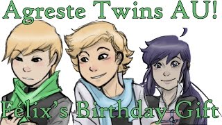 Miraculous Ladybug Comic Dub Agreste Twins AU  Félixs Birthday Gift [upl. by Malin]