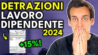 Detrazioni da Lavoro Dipendente Guida Completa 2023 [upl. by Ynetruoc]