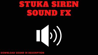 Stuka Siren  Sound FX Copyright Free [upl. by Ray773]