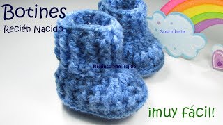 Como tejer ESCARPINES bebe CROCHET PASO A PASO  How to CROCHET BABY BOOTIES newborn STEP BY STEP [upl. by Agace]