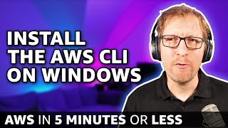 Install the AWS CLI on Windows  How to download install and configure the AWS CLI V2 [upl. by Nirrol]