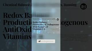 Redox Balance The Holistic Run amp Endogenous Antioxidants running exercise holistichealth [upl. by Shara]