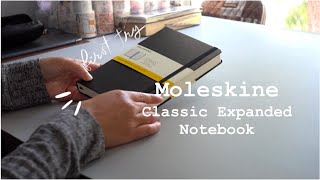 Moleskine Classic Expanded Notebook First Time Try [upl. by Rehpotirhc]