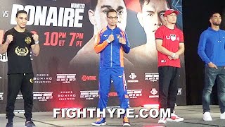 NORDINE OUBAALI VS NONITO DONAIRE FULL FINAL PRESS CONFERENCE amp FACE OFFS [upl. by Iarised269]