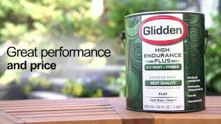 Glidden® High Endurance Plus  Exterior Paint [upl. by Slaughter]