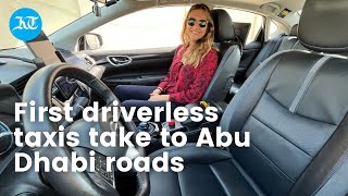 First driverless taxis take to Abu Dhabi roads [upl. by Sad34]