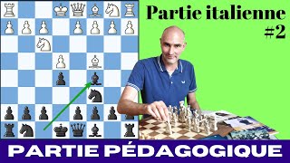 Ouverture italienne 2  Partie déchecs pédagogique [upl. by Tudor490]