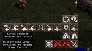 diablo 2  how to set hotkeys for character skills [upl. by Lomaj]