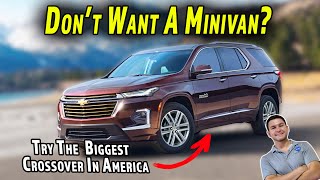 The 2023 Chevy Traverse Is The UnMinivan Family Hauling Champion [upl. by Tnomel]