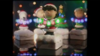 Peanuts® Gang Christmas Light Show Goes Retro [upl. by Airdnola]