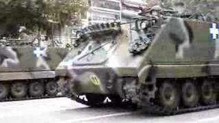 greek military parade in thessaloniki 2007 part 2 [upl. by Akimrej]