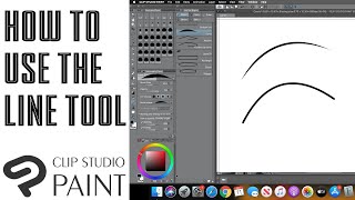 Clip Studio How to Use the Line Tool [upl. by Hadias]