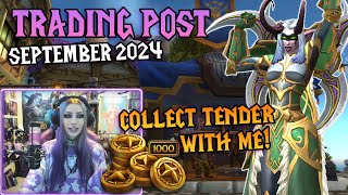 I GOT MY WARDEN SET 💚 Collect Traders Tender With Me  WoW Trading Post September 2024 [upl. by Enileoj]