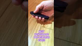 best spyderco benchmade 940 Osborne ever edc folding knife pocket blade joker [upl. by Oslec]