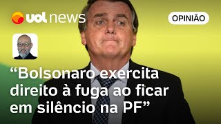 Bolsonaro ficar em silêncio em depoimento à PF evidencia dificuldade de refutar provas diz Josias [upl. by Hola]