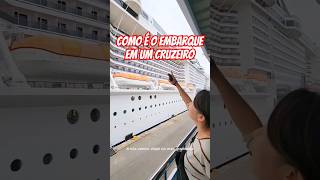 Como funciona o embarque em um cruzeiro Viajando do MSC Grandiosa maior cruzeiro do Brasil [upl. by Amandie179]